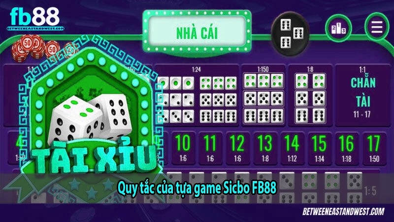 Quy tắc của tựa game Sicbo x5bet